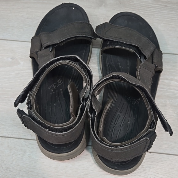 Teva Mens Vibram Brown Sport Sandals with Adjustable Straps Shoes Sz 8 main image 9